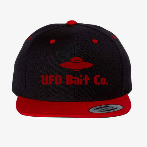 Black/Red UFO BAIT CO. Snapback