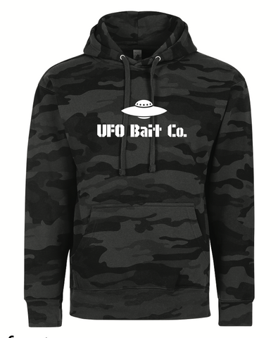 Now available!!! UFO LOGO Hoodie BLACK CAMO