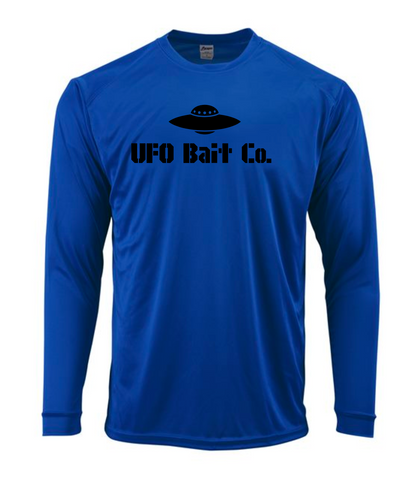 UFO BAIT CO. Youth Long-Sleeve UPF 50+ Protective Sunshirt ROYAL BLUE